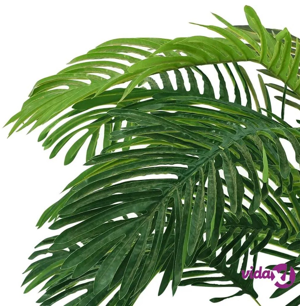 vidaXL Palma Cycas Artificiale con Vaso 140 cm Verde