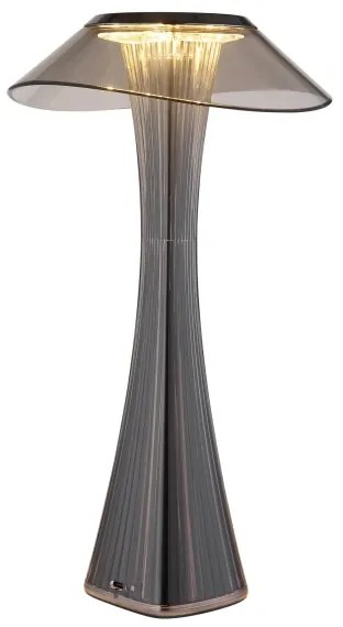 Globo 21025S-LED Lampada da tavolo ricaricabile dimmerabile AMBRA LED/2,5W/3,7V 2700K/4500K/6500K nero