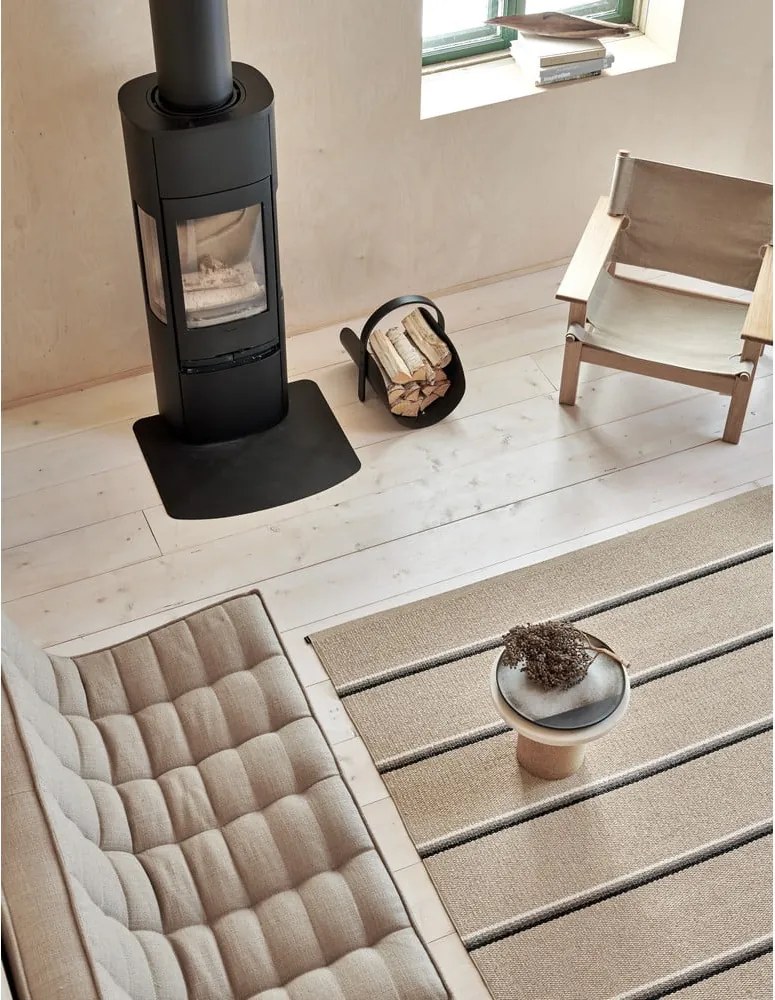 Tappeto da interno/esterno beige 70x90 cm Olle Mud Beige – Pappelina