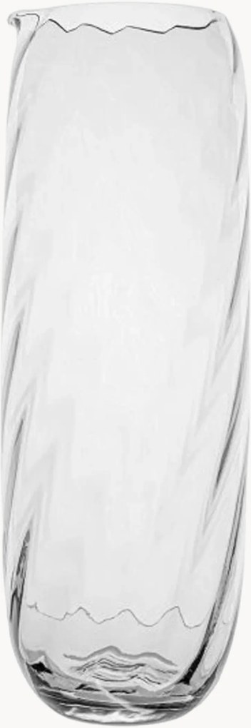 Caraffa in vetro soffiato Swirl Daily