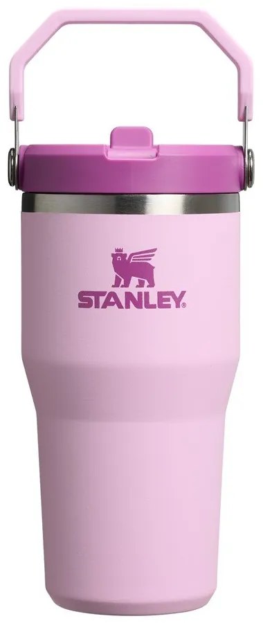 Borraccia termica rosa in acciaio inox 600 ml IceFlow™ Flip Straw 2.0 Cherry Blossom – Stanley