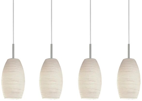 Eglo 97587 - Lampadario a sospensione con filo BATISTA 3 4xE27/40W/230V