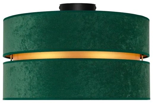 Duolla - Plafoniera DUO 1xE27/40W/230V diametro 40 cm verde/oro