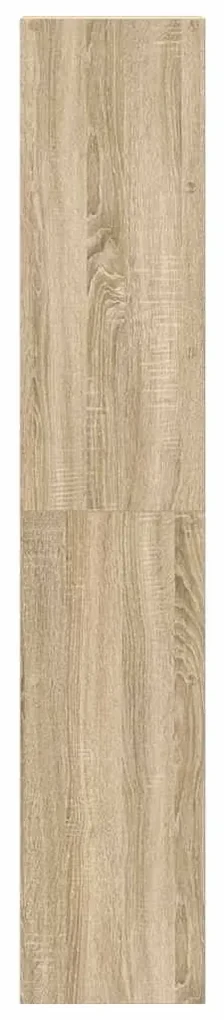 Librerie 2 pz impilabili rovere sonoma 30x30x80 cm truciolato