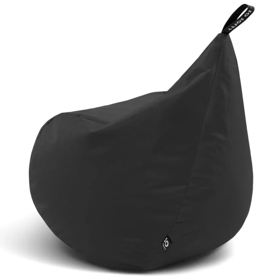 Pouf a sacco per bambini verde Drop M – So Soft?