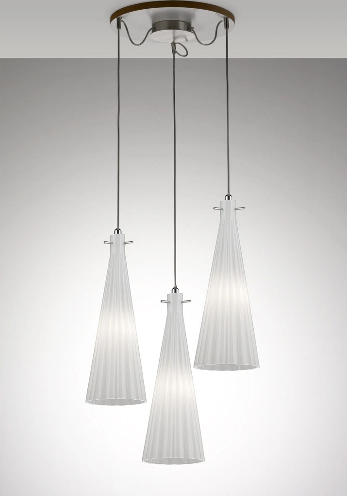 Selene illuminazione Costa Rica 3-light pendant lamp 2810/3 Verde