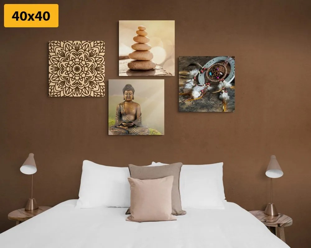 Set di quadri – Buddha armonioso