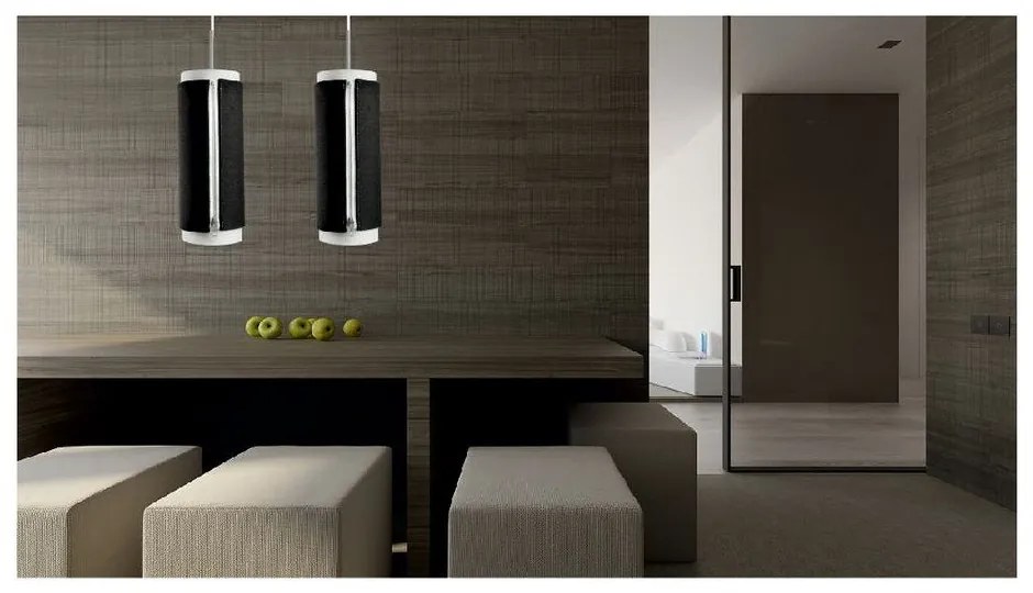 Apparecchio a sospensione nero Zip Star Large - Vivorum