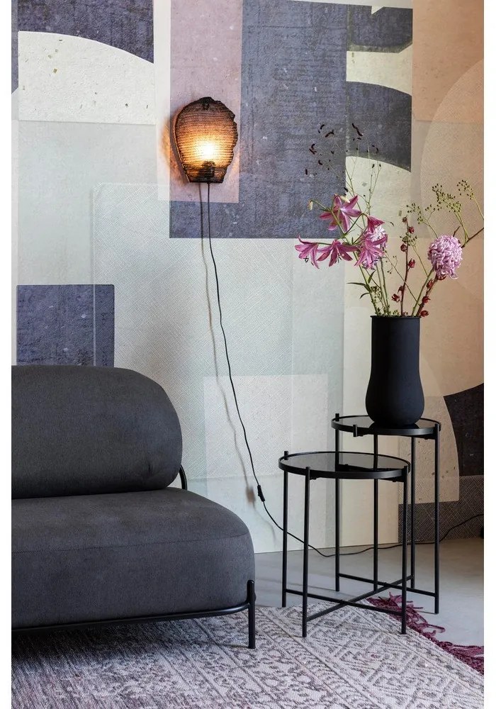 Lampada da parete nera Lena - White Label