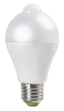 Lampadina LED E27 6W con Sensore Crepuscolare e di Movimento Colore Bianco Naturale 4.000K