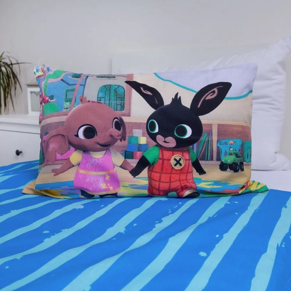 Set copripiumino e federa da bambini in cotone per culla 100x135 cm Bing Bunny "Tower" – Jerry Fabrics