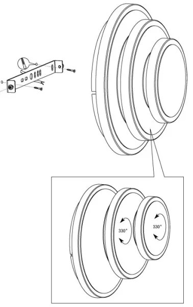 Eglo 98676 - Plafoniera LED ELGVERO LED/11,4W/230V + LED/8,6W + LED/5,4W