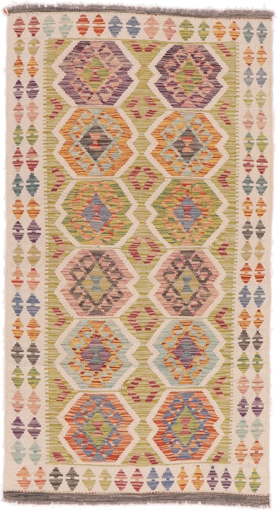 Kilim Tappeto orientale 190x100 (Afghanistan) Tessuto A Mano