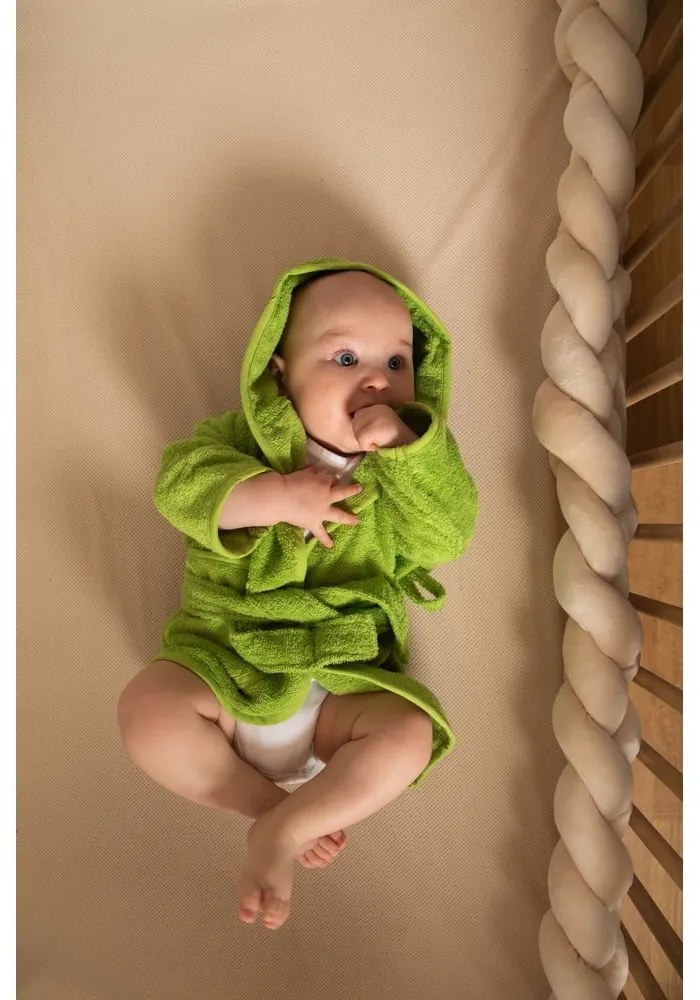 Accappatoio grigio in cotone taglia 1-2 anni - Tiseco Home Studio