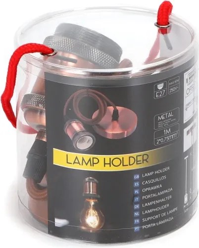 Aigostar - Cavo di alimentazione 1xE27/60W/230V rame