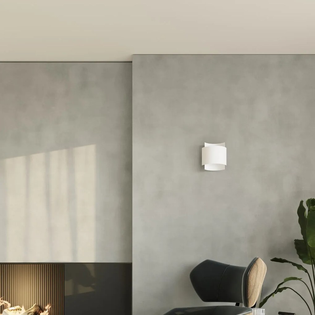 Applique da Parete IMPACT G9 in Acciaio per interni Colore Bianco