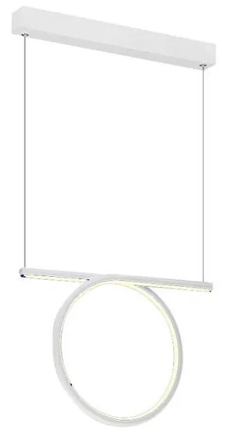 Lampadario LED a sospensione con filo LOOP LED/20W/230V bianco