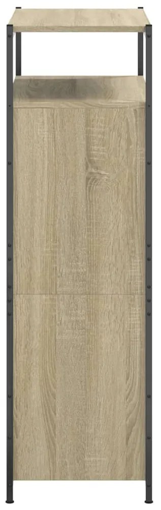 Scarpiera Rovere Sonoma 75x34x112 cm in Legno Multistrato