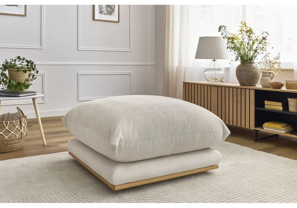 Poggiapiedi color crema Ernest – Bobochic Paris