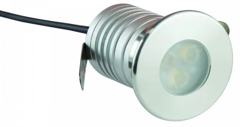 Faretto LED 3W, IP68 per Piscine e Fontane, Tondo, Professional - LED OSRAM Colore Bianco Freddo 6.000K