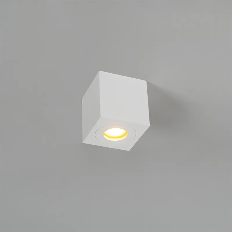 Faretto da bagno quadrato moderno bianco - Capa