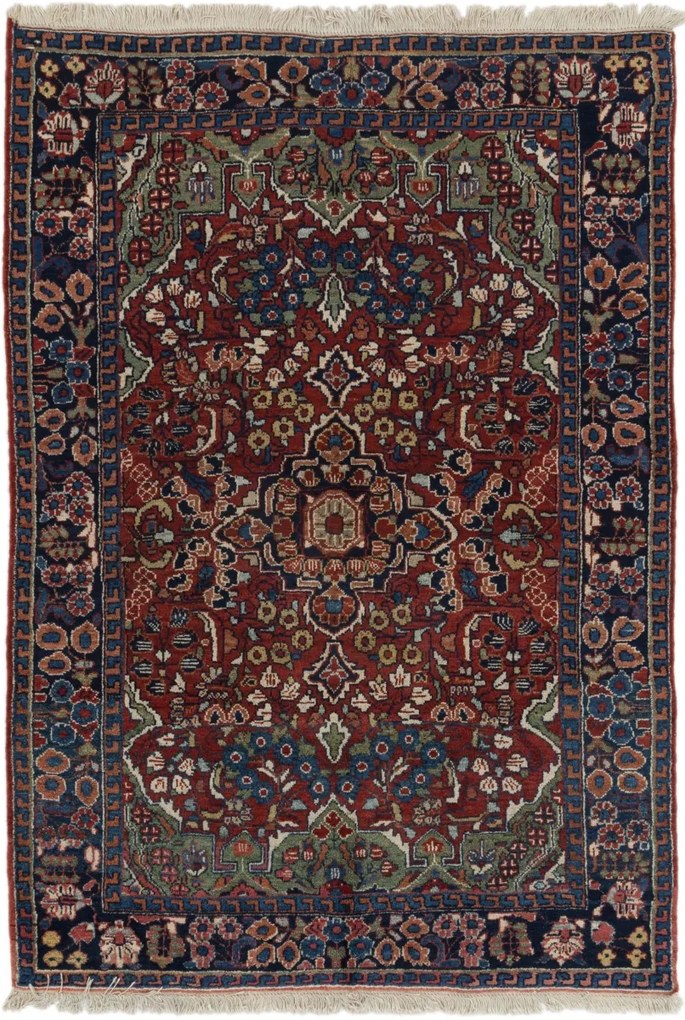 Persian Tappeto 130x190 (Iran) Annodato A Mano