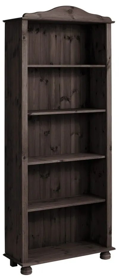 Libreria marrone in legno di pino 70x181 cm Ella - Støraa
