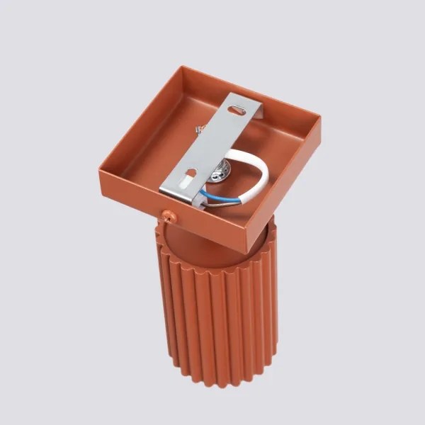 Sollux SL.1635 - Faretto da parete KARBON 1xGU10/10W/230V rosso