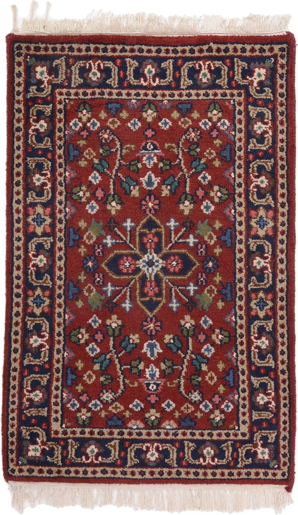 Persian Tappeto 60 x 90 (Indian) Annodato A Mano