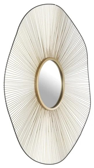Eglo 425033 - Specchio da parete ESASHI Ø 76 cm oro/nero