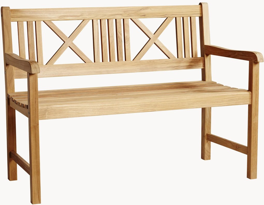 Panca da giardino in legno di teak Rosenborg