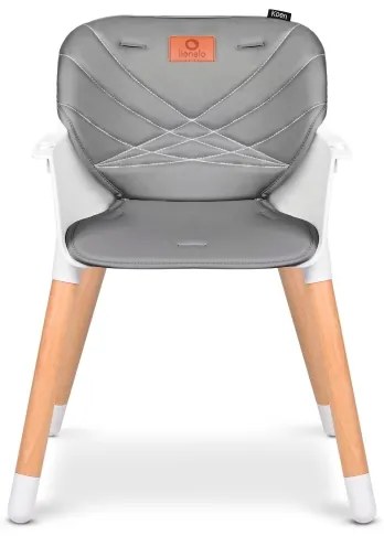 Lionelo - Seggiolone da pappa 2-in-1 KOEN Grey Stone