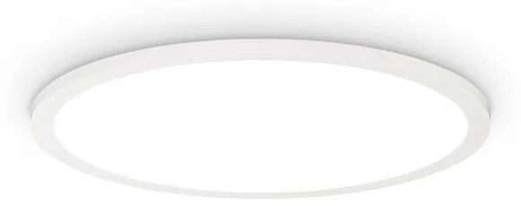 Plafoniera Moderna Fly Alluminio-Materie Plastiche Bianco Led 18W 3000K D45Cm