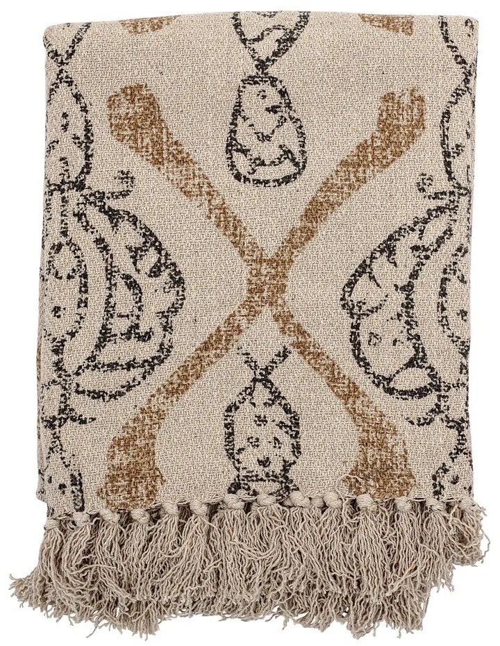 Coperta in cotone riciclato 130x160 cm Freddy - Bloomingville