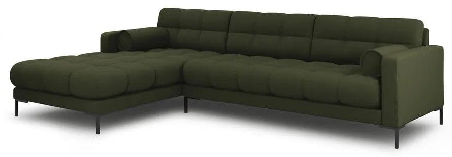 Divano angolare verde (angolo sinistro) Bali - Cosmopolitan Design