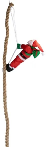 Aigostar - Decorazione natalizia LED per esterni, LED/4xAA, IP44, Babbo Natale con paracadute