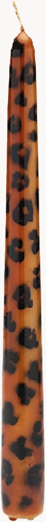 Set di 2 candele a bastoncino fatte a mano Leopard