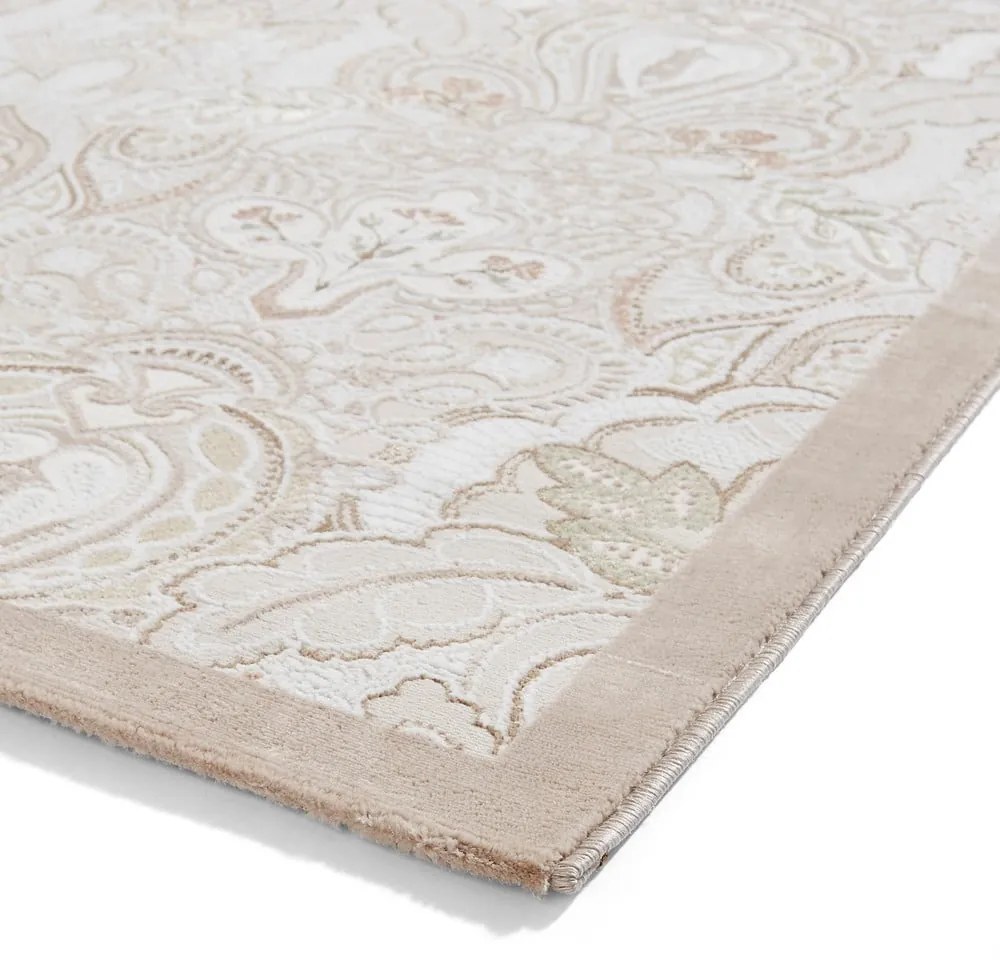 Tappeto color crema 120x170 cm Damask Bronze – Think Rugs