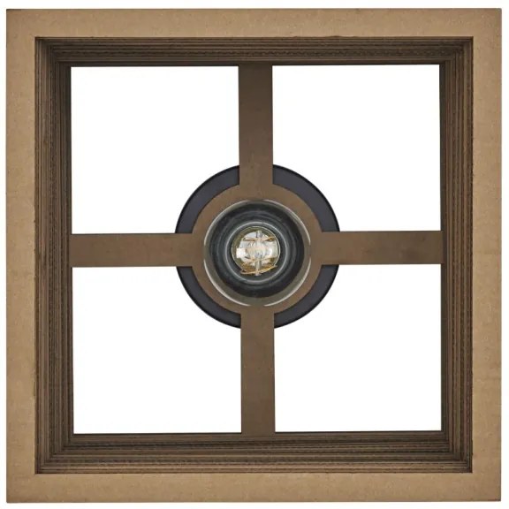 Ledvance - Plafoniera DECOR CARDBOARD 1xE27/15W/230V 25x25 cm
