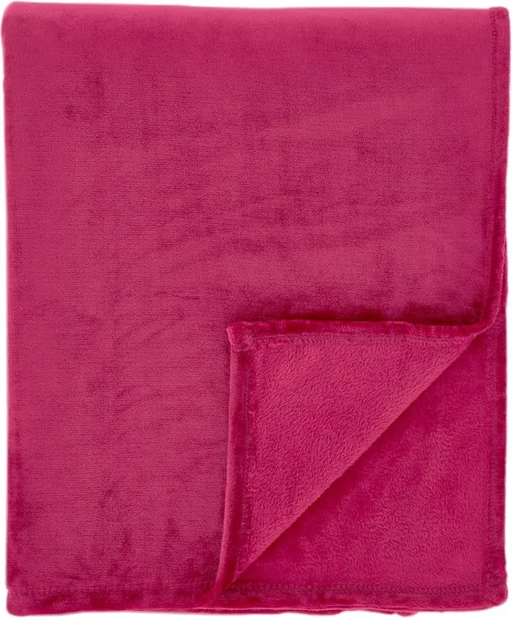 Coperta rosa in micropile 130x170 cm Raschel Velvet – Catherine Lansfield