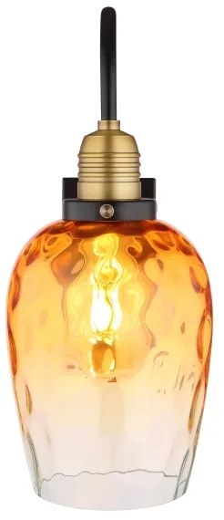 Globo 15786W - Applique SALVY 1xE27/60W/230V arancione