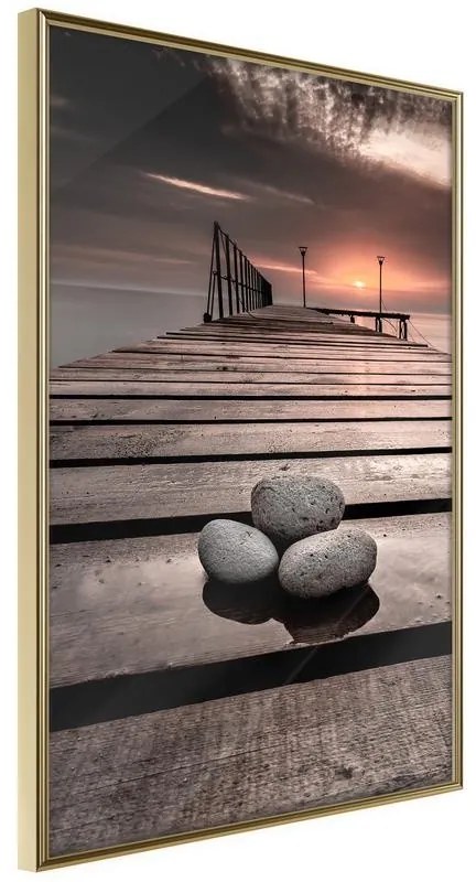 Poster Stones on the Pier