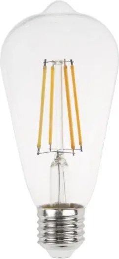 Lampada LED E27 4W a Filamento IP65 ST64 - INFRANGIBILE Colore Bianco Naturale 4.000K