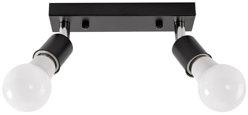 Lampada Da Soffitto Riflettore Plafoniere Black APP696-2C