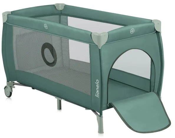 Lionelo - Lettino da viaggio STEFI PLUS Verde oliva