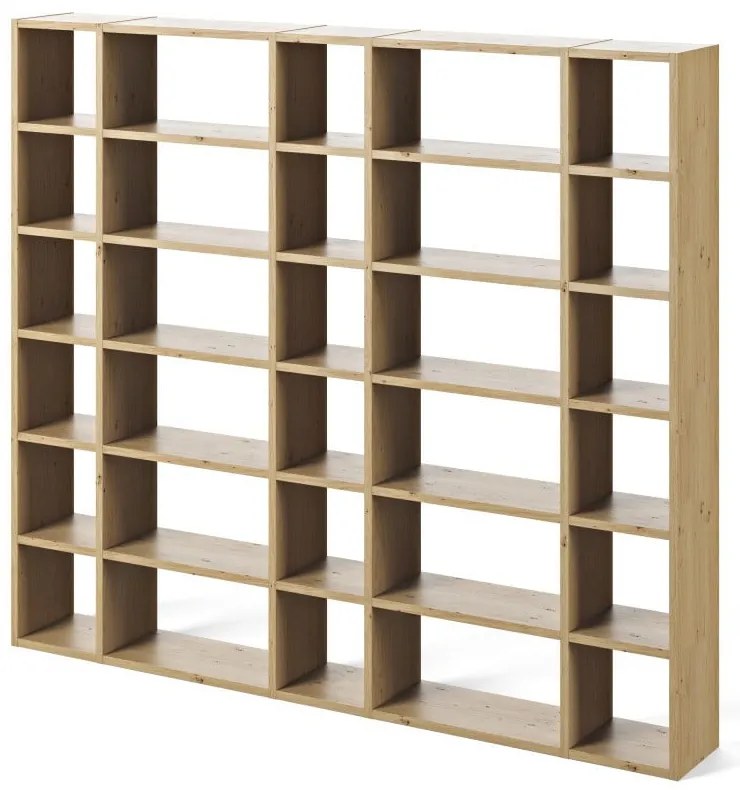 Libreria in rovere 255x224 cm Pombal - TemaHome