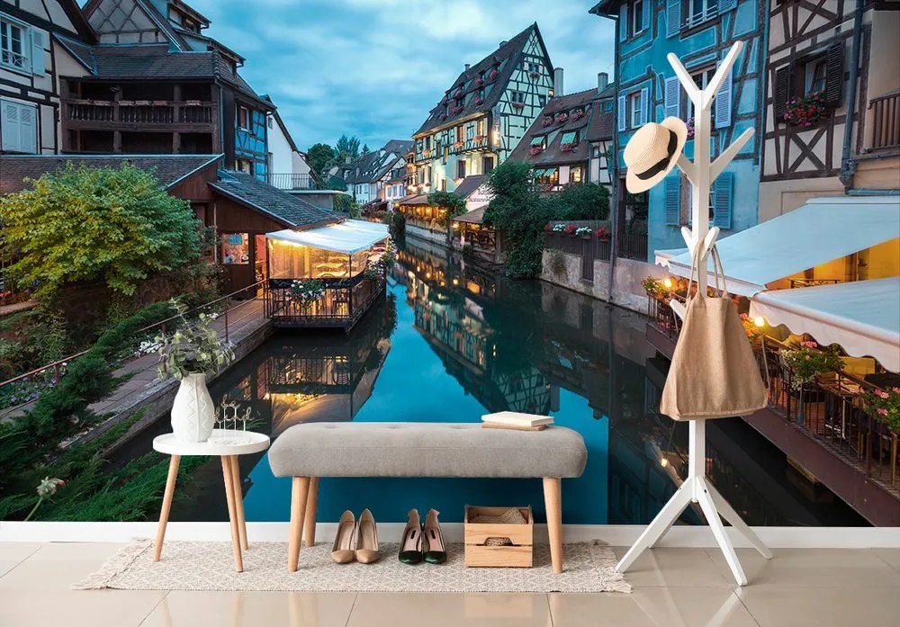 Carta da parati – Canale pittoresco in Francia