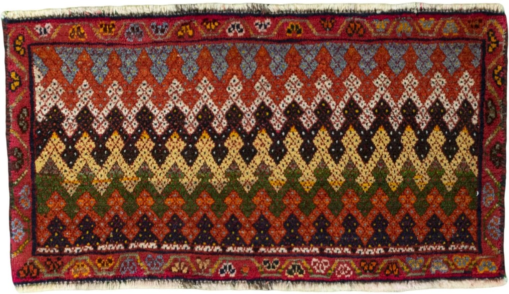 Shiraz Tappeto persiano 40x70 Rosso (Iran) Annodato A Mano