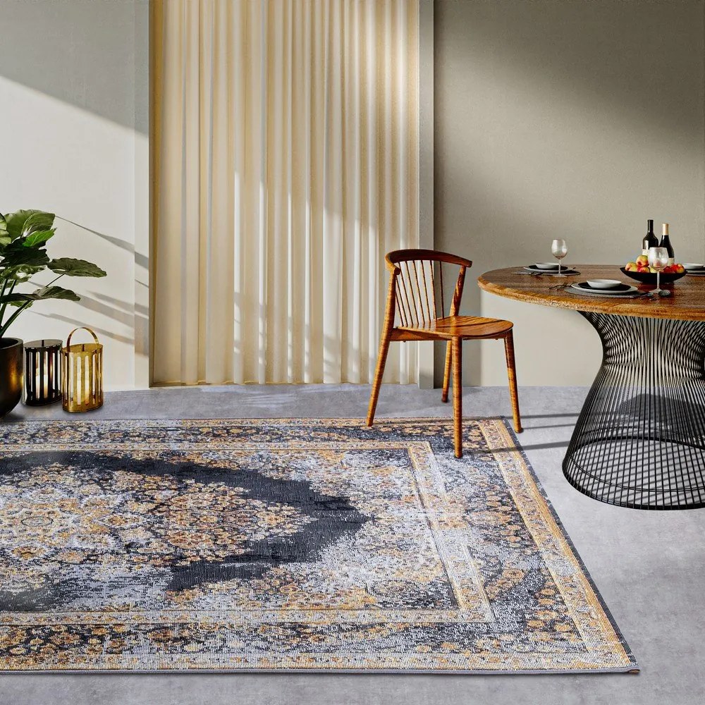 Tappeto per esterni antracite e oro 120x180 cm Martha - Villeroy&amp;Boch