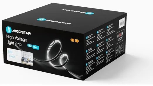 Aigostar - Striscia LED 50m LED/400W/230V 6500K IP65